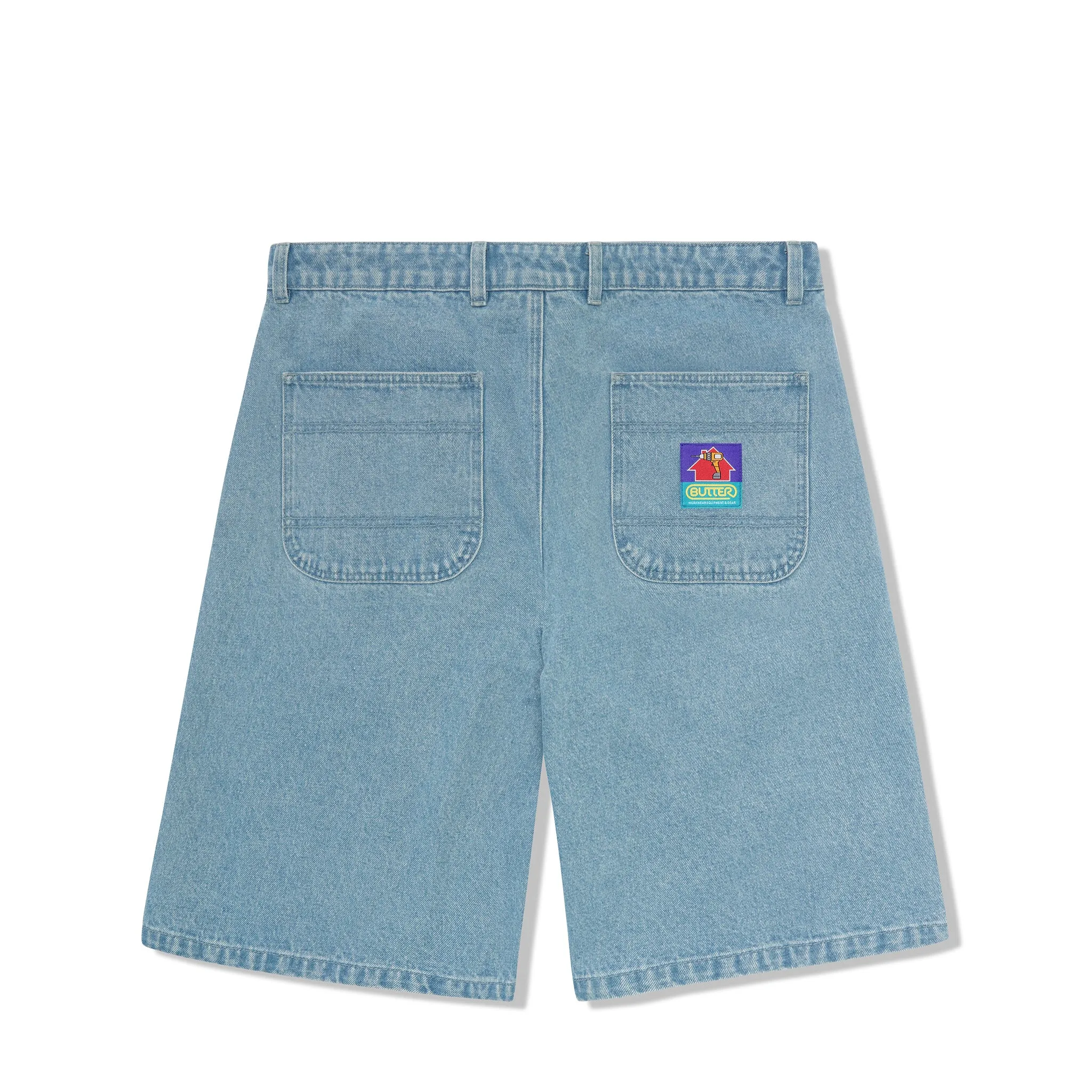 Butter Goods Work Shorts Washed Indigo