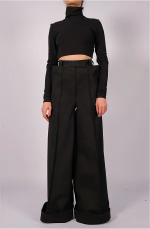 Canvas Wide Trousers