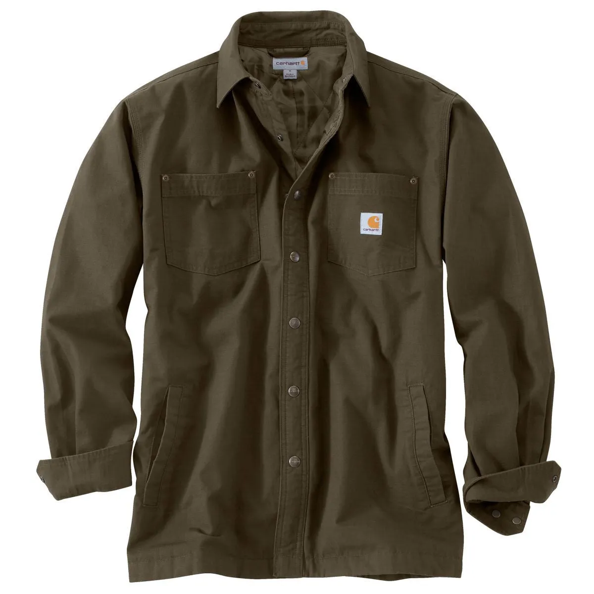 Carhartt Men's Dark Coffee Chatfield Ripstop Shirt Jacket
