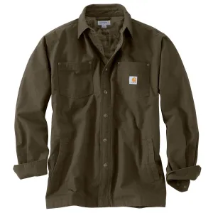 Carhartt Men's Dark Coffee Chatfield Ripstop Shirt Jacket