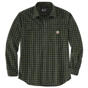 Carhartt Men's Loose Fit Heavyweight Flannel LS Plaid Shirt