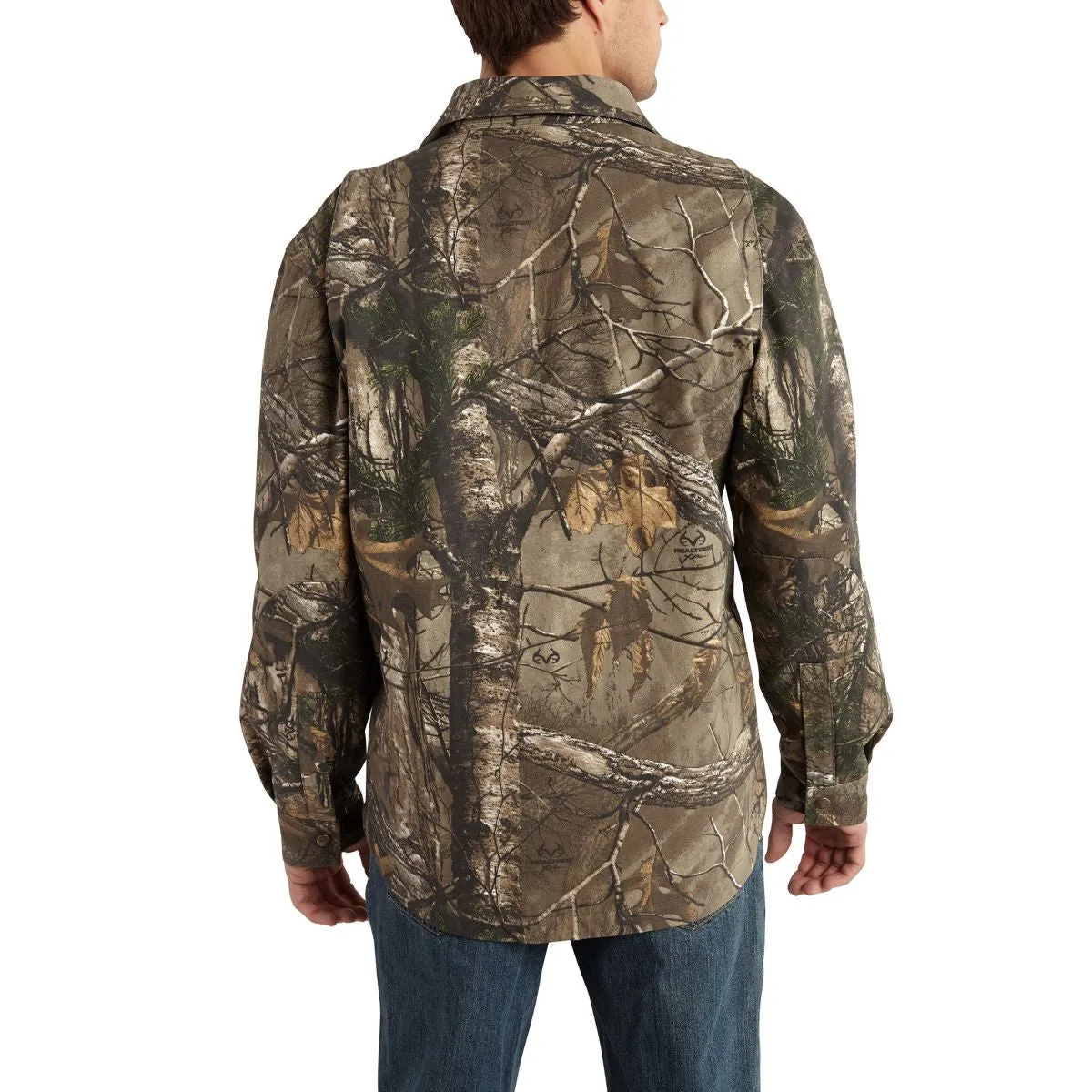 Carhartt Men's Realtree Xtra Wexford Camo Shirt Jacket