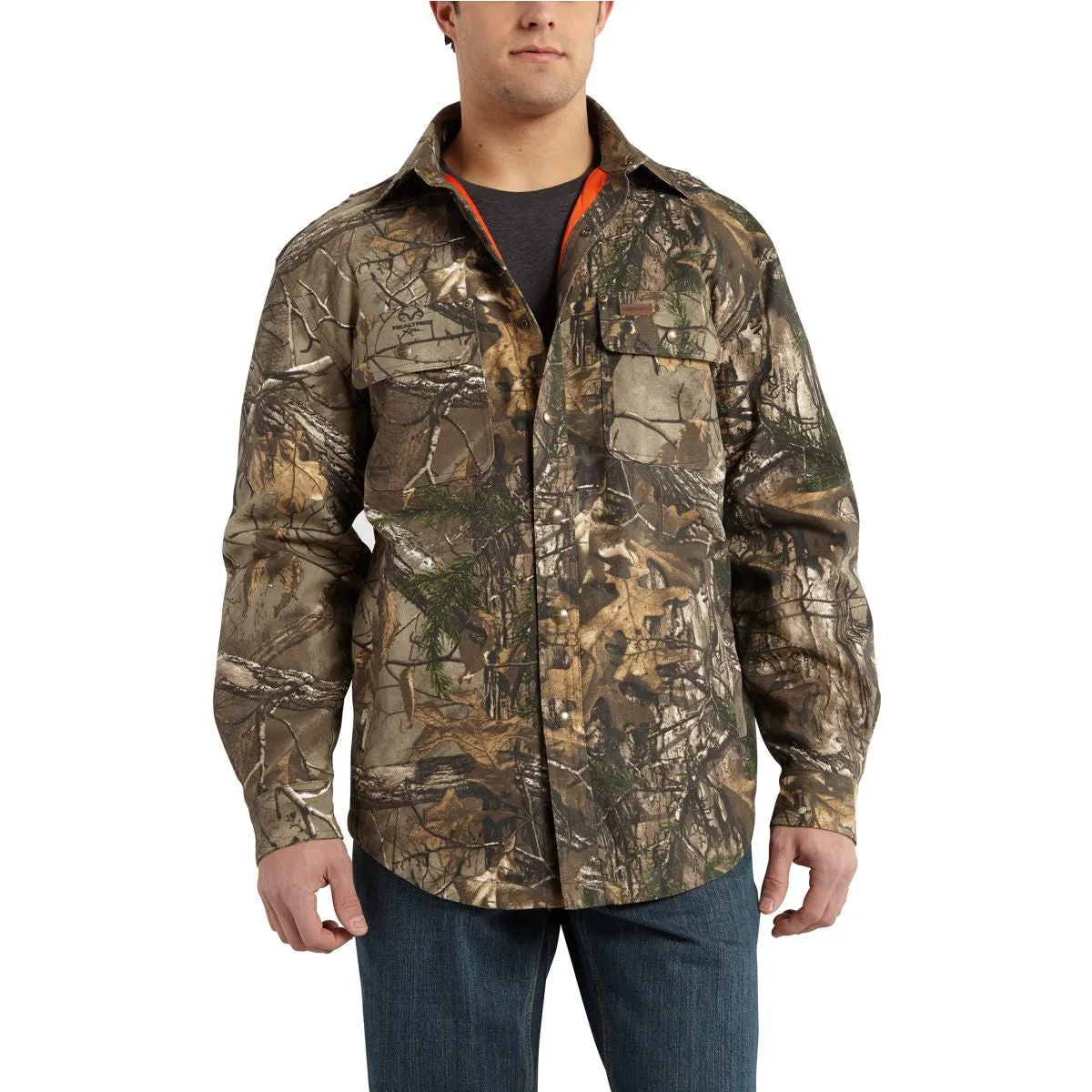 Carhartt Men's Realtree Xtra Wexford Camo Shirt Jacket