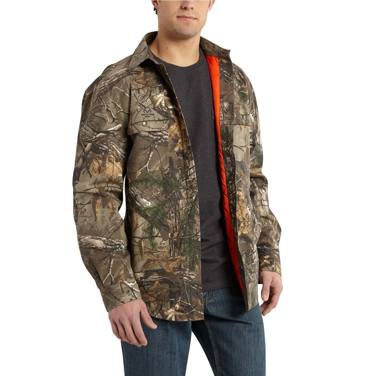 Carhartt Men's Realtree Xtra Wexford Camo Shirt Jacket