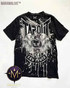 Casual Y2K Hip-Hop Gothic Print T-shirt for Men and Women Short-Sleeved Streetwear Fashionable Retro Top