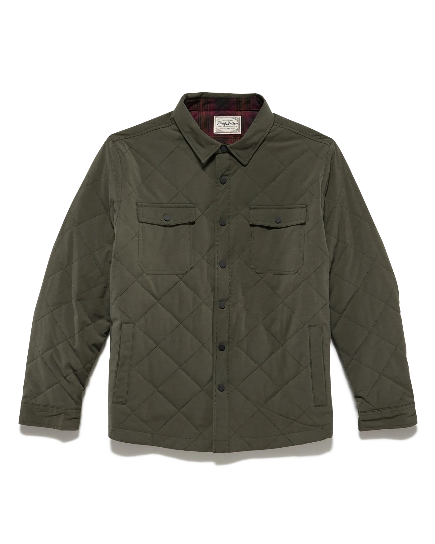 CHAPIN FLANNEL-LINED QUILTED JACKET