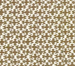 China Seas Fabric: Izmir - Custom Khaki on Tinted Belgian Linen / Cotton