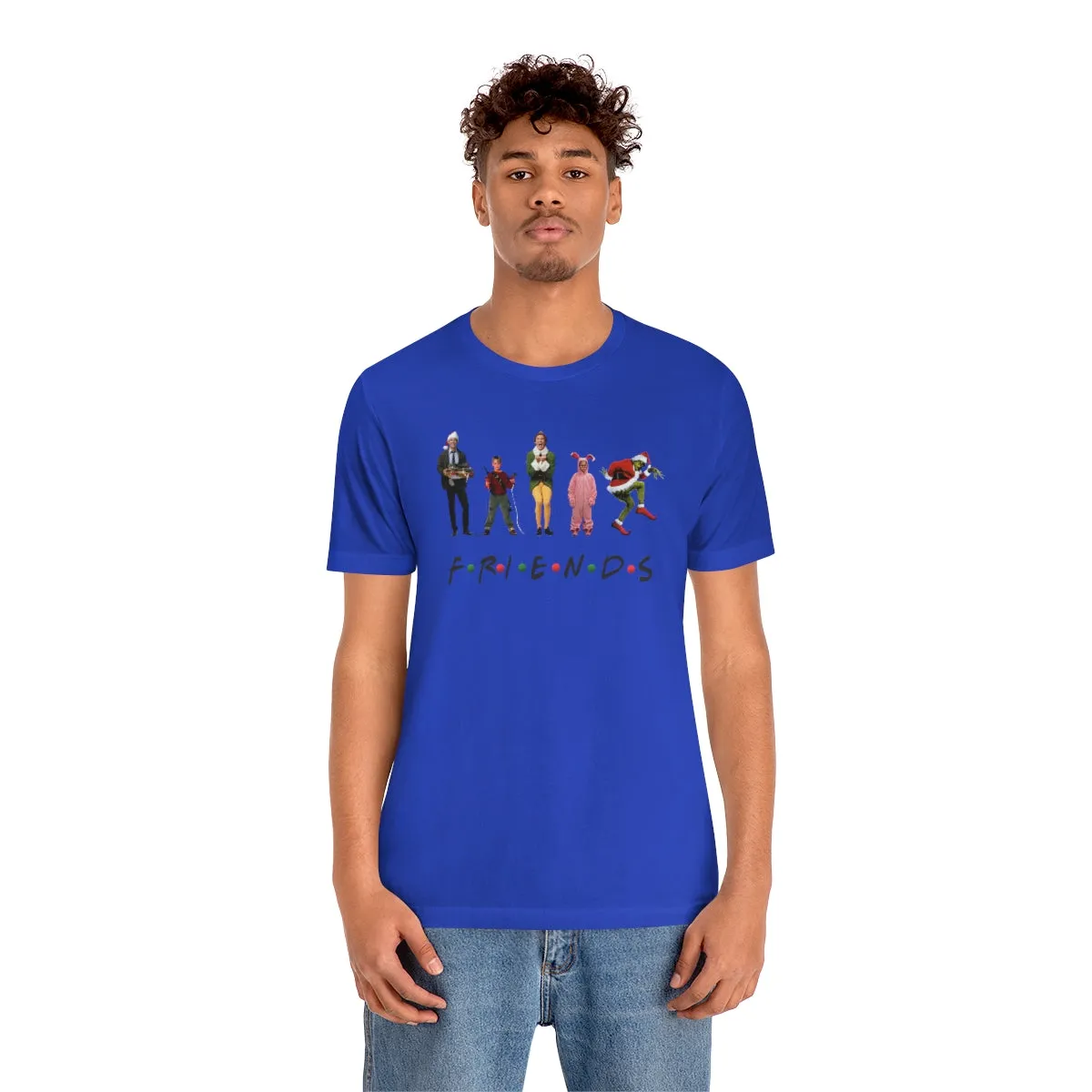 Christmas Friends-Unisex Jersey Short Sleeve Tee