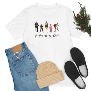 Christmas Friends-Unisex Jersey Short Sleeve Tee