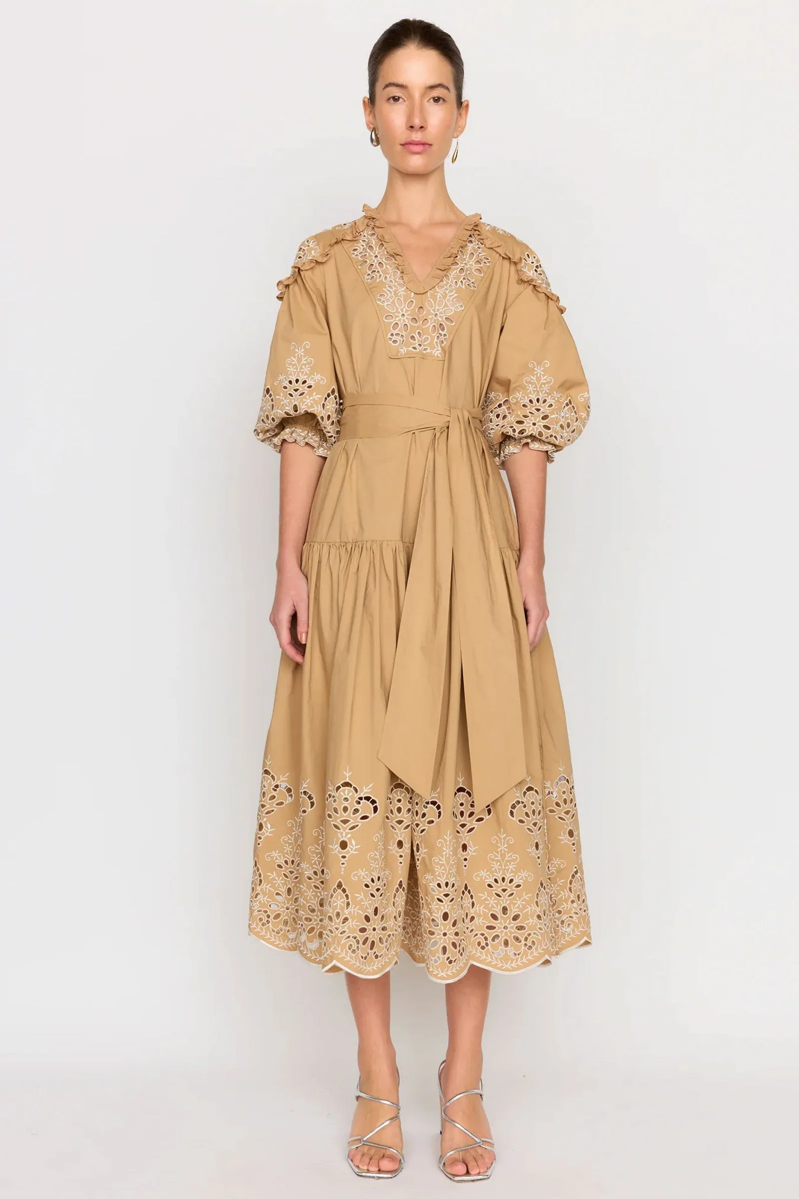 Christy Lynn Hadley Dress in Khaki
