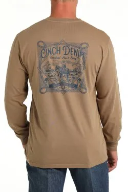 Cinch Men's Ranchin Ain't Easy Long-Sleeve Tee