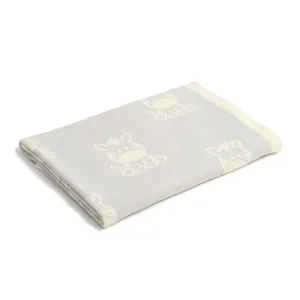 Clair De Lune Reversible Zebra Knitted Blanket