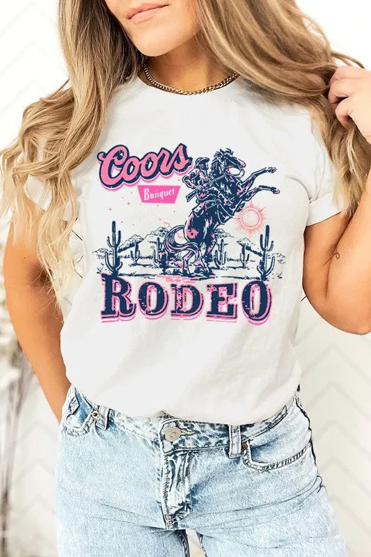 Coors Rodeo Western Graphic T Shirts