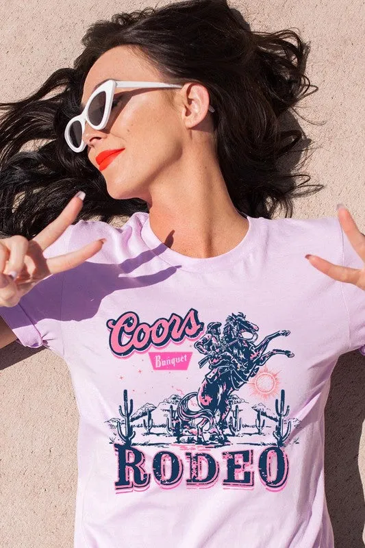 Coors Rodeo Western Graphic T Shirts