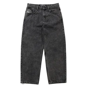 Crawling Death  - Web Denim Jeans Acid Black
