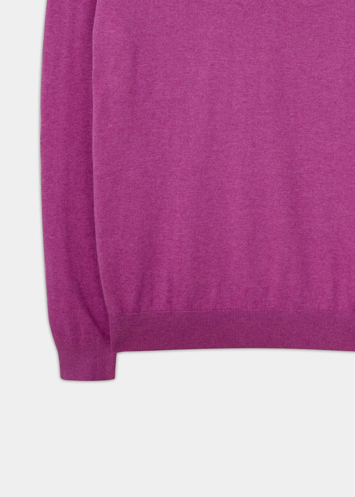 Cromford Luxury Cotton Jumper In Orchid
