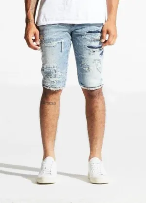 CRYSP DENIM ASHER LIGHT WASH SHORTS