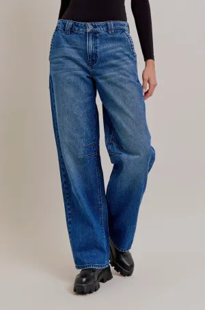 Darcy HR Baggy Jean-Dark Wash