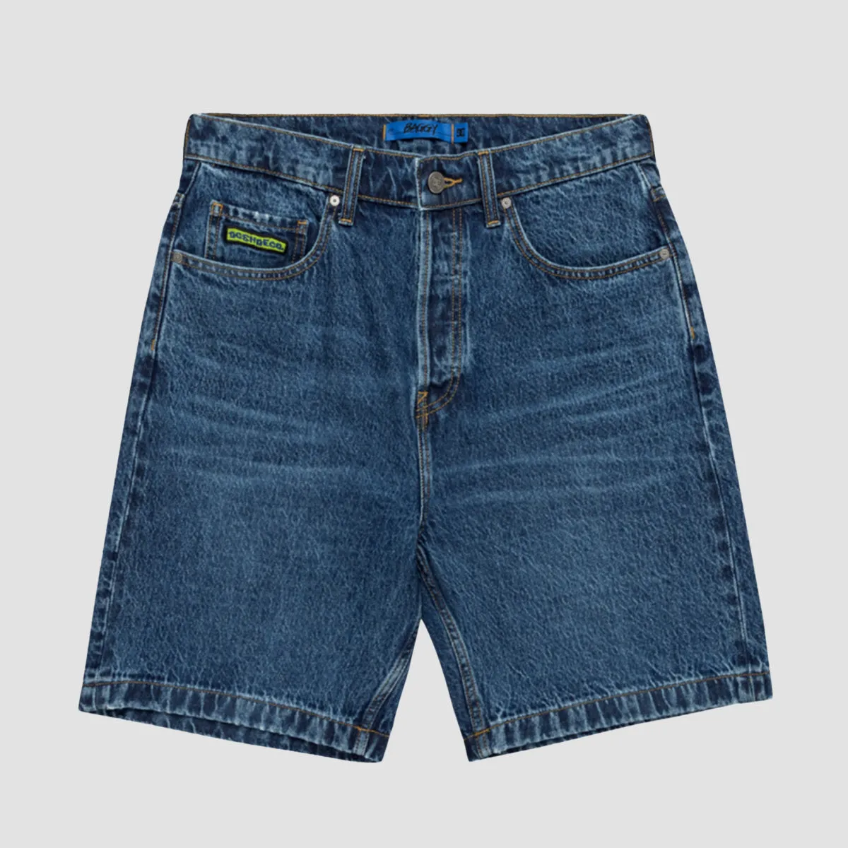 DC Baggy Denim Shorts Stone Indigo