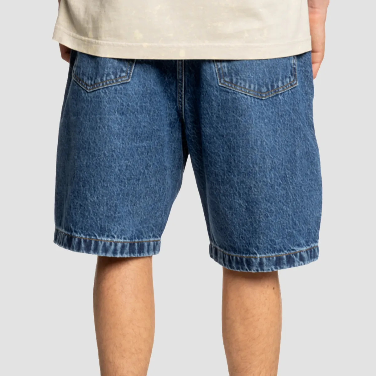 DC Baggy Denim Shorts Stone Indigo