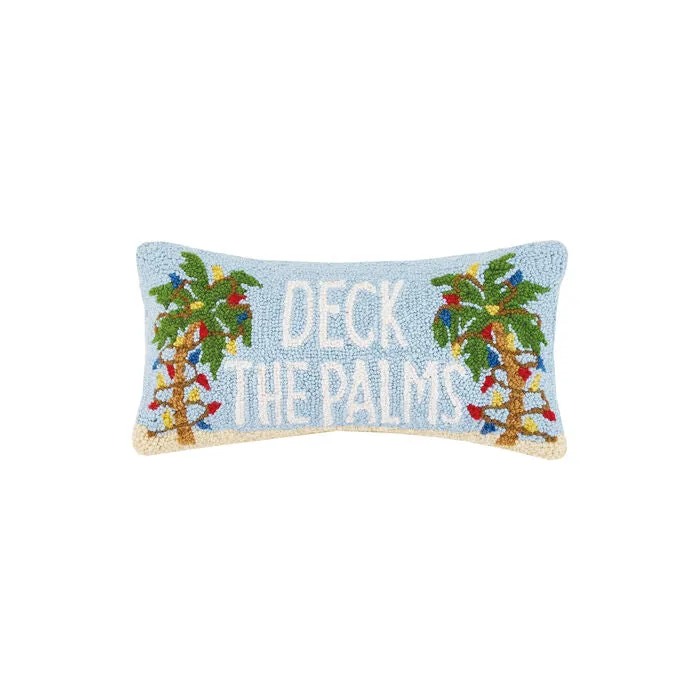 Deck The Palms Hook Pillow