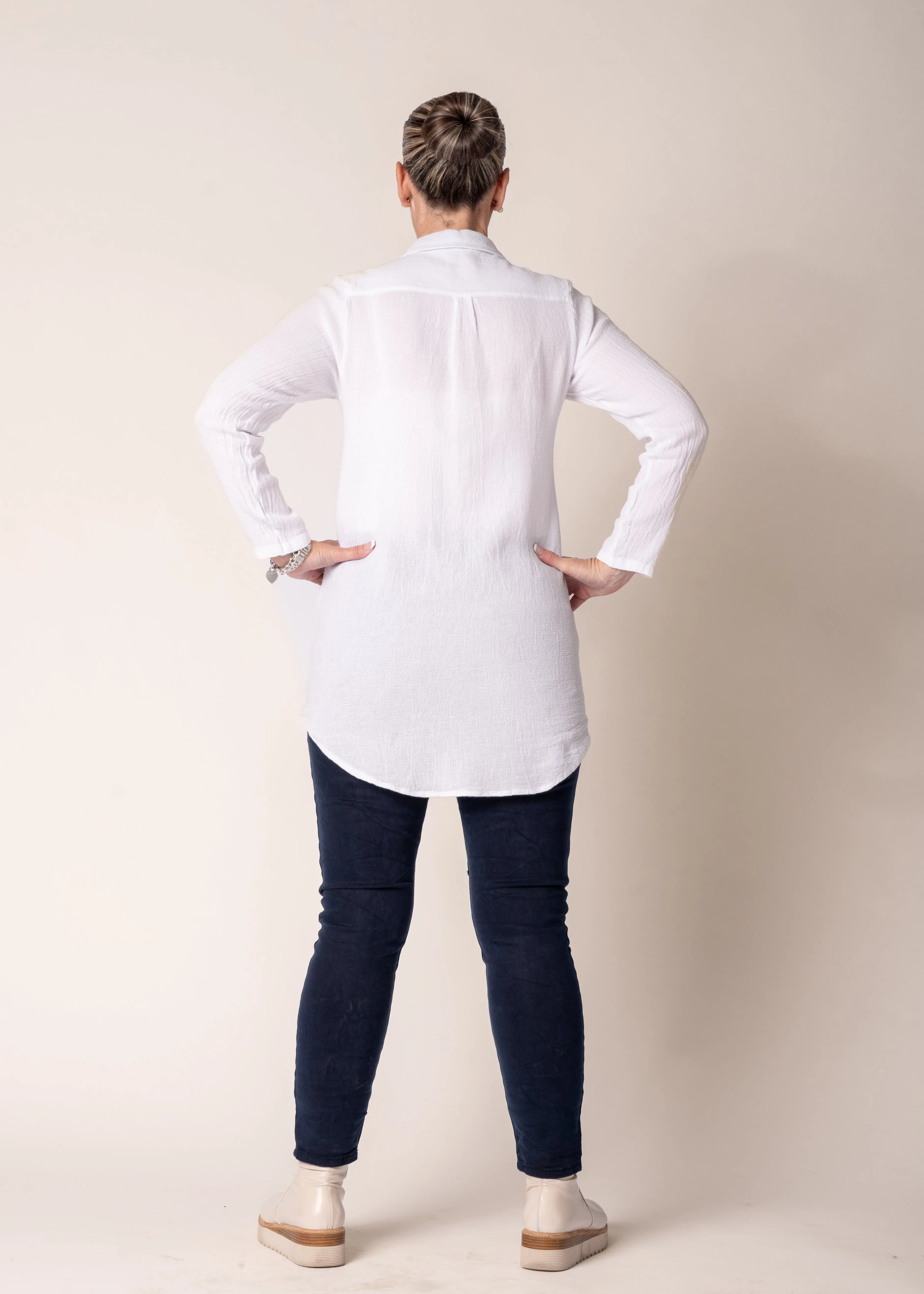 Deirdre Top in White