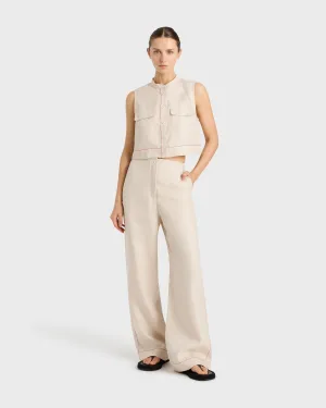 Delphi Tailored Pant - Sand