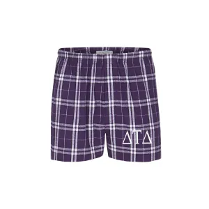 Delta Tau Delta Pajama Bottom Shorts-Boxers