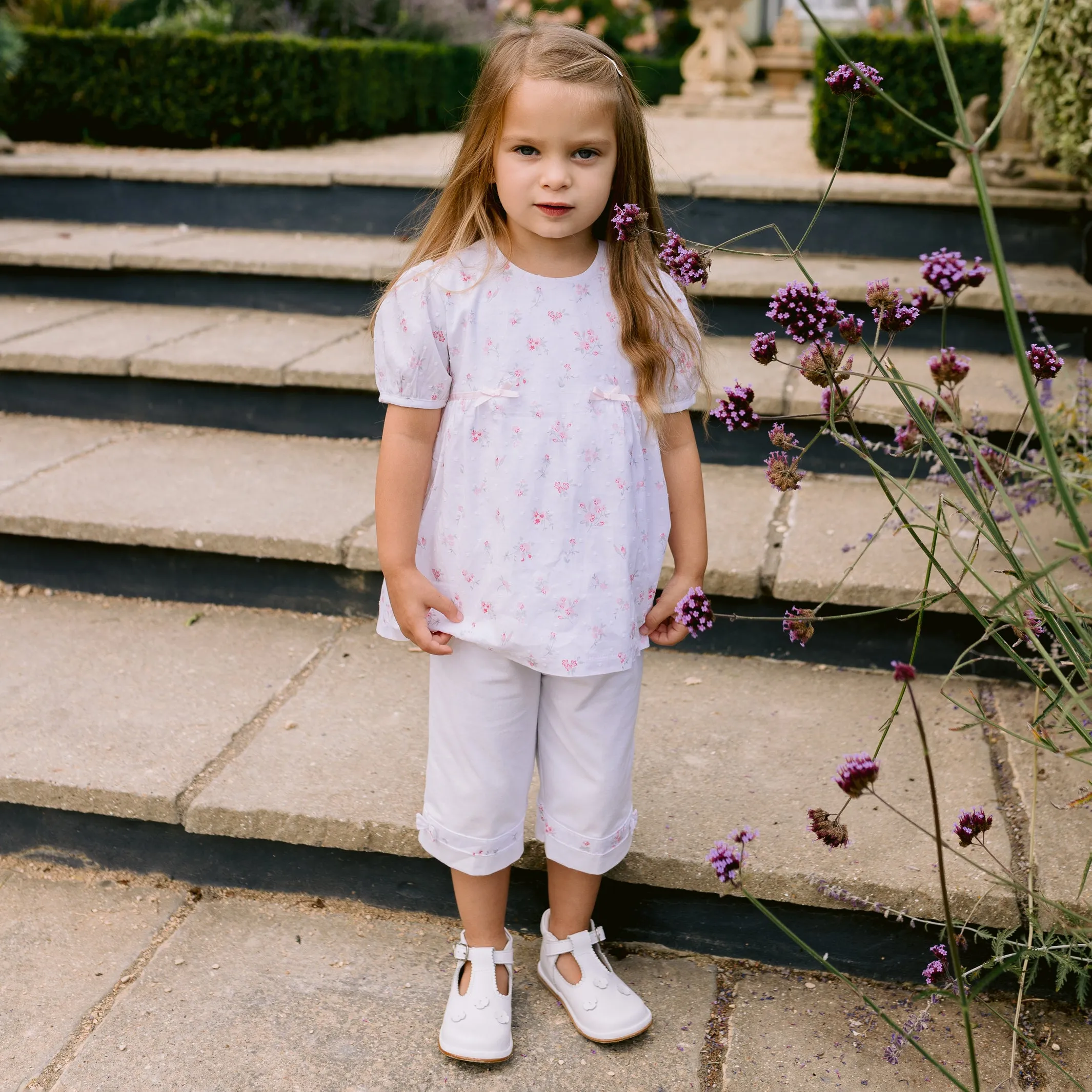 Dilys Pink Floral Set with Hairband