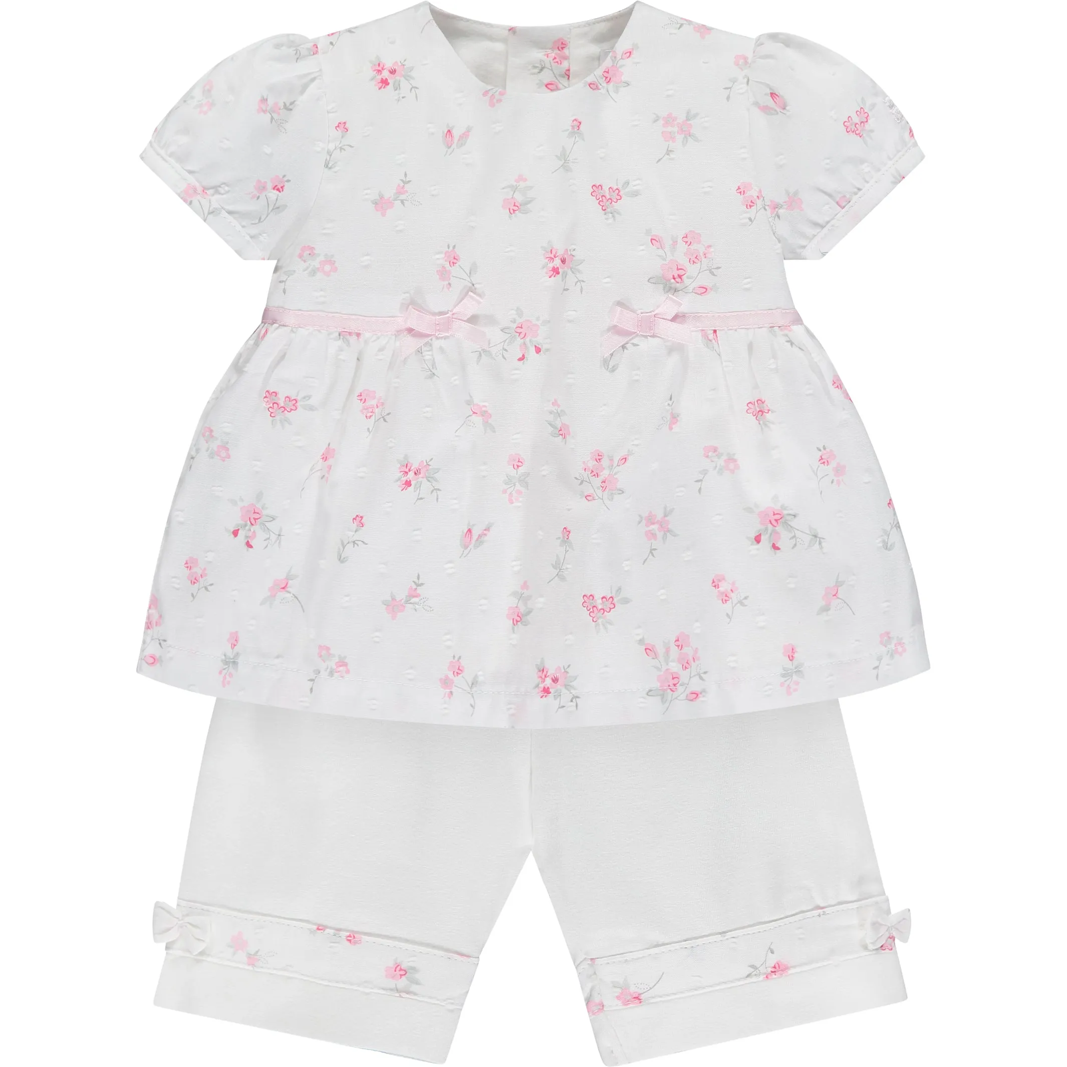 Dilys Pink Floral Set with Hairband