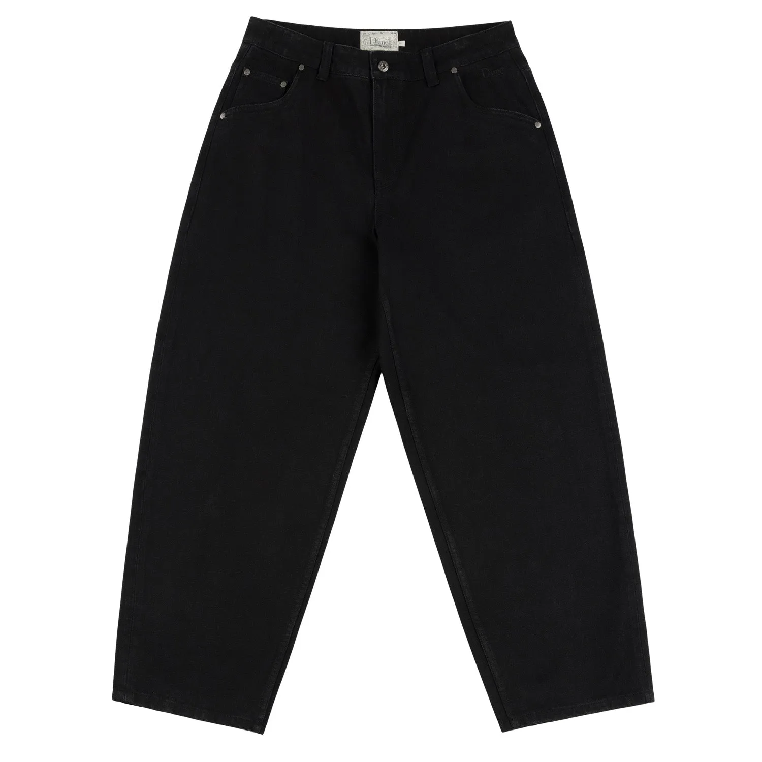 Dime Men Classic Baggy Denim Pants Black