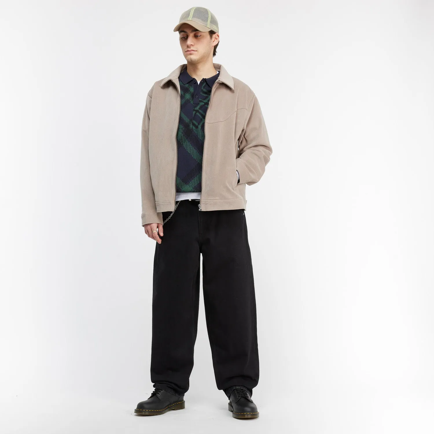 Dime Men Classic Baggy Denim Pants Black