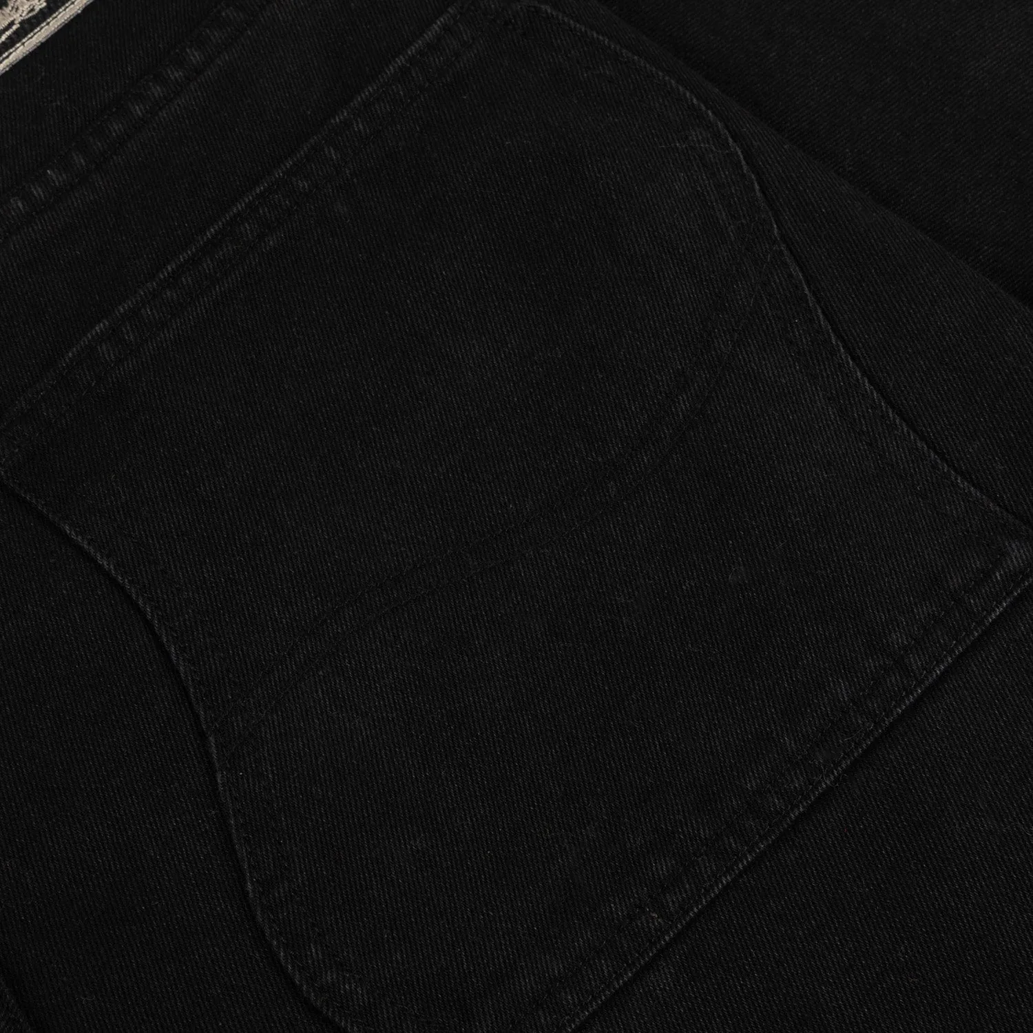 Dime Men Classic Baggy Denim Pants Black