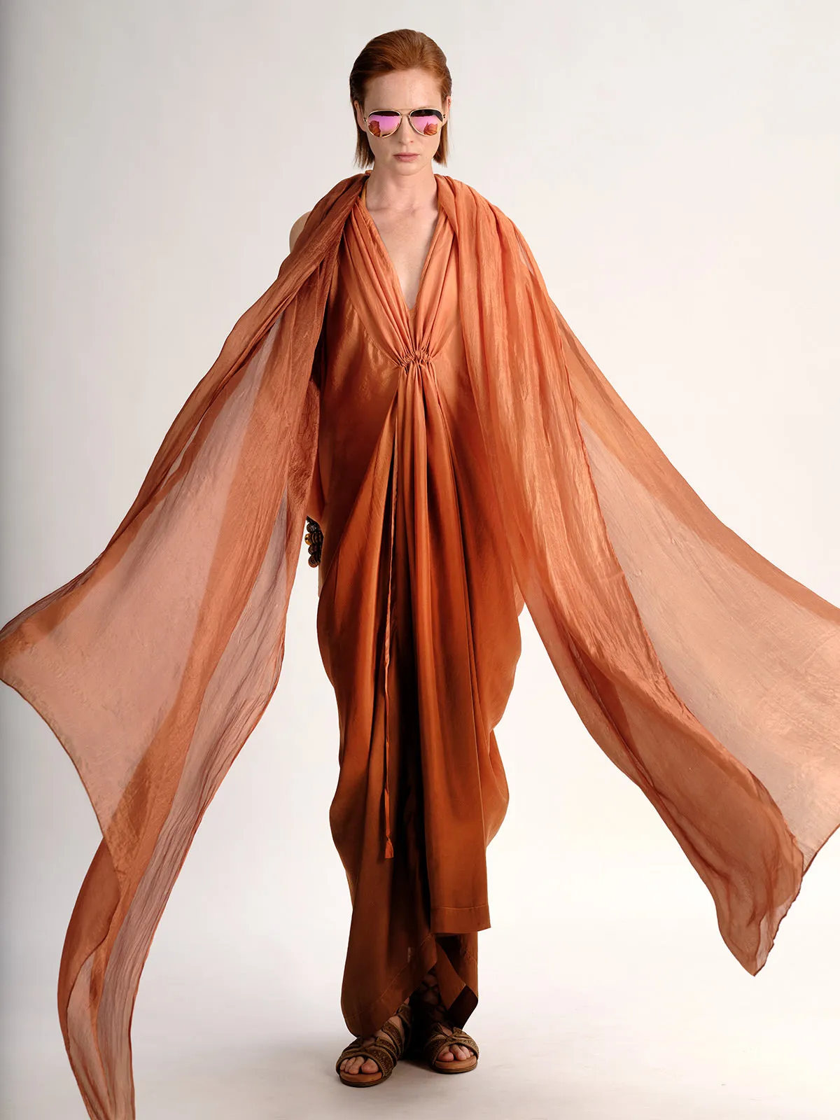 Dip Dye Light Weight Silk Scarf