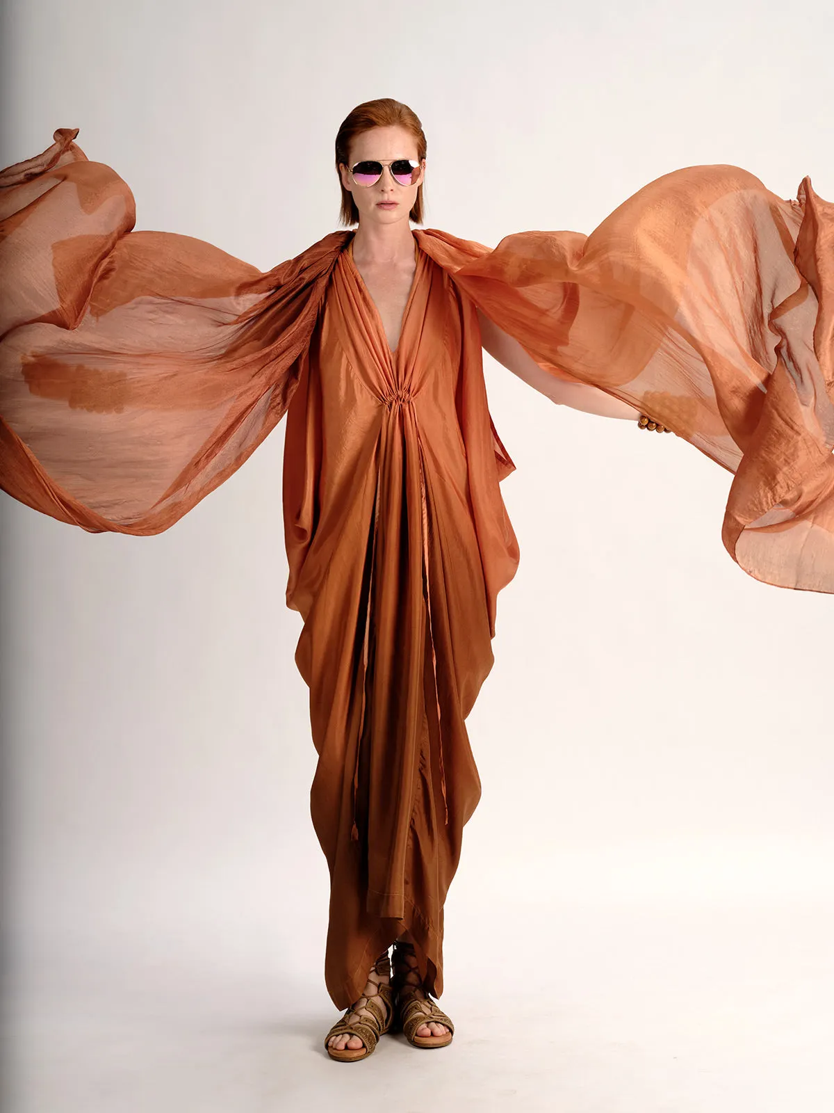 Dip Dye Light Weight Silk Scarf