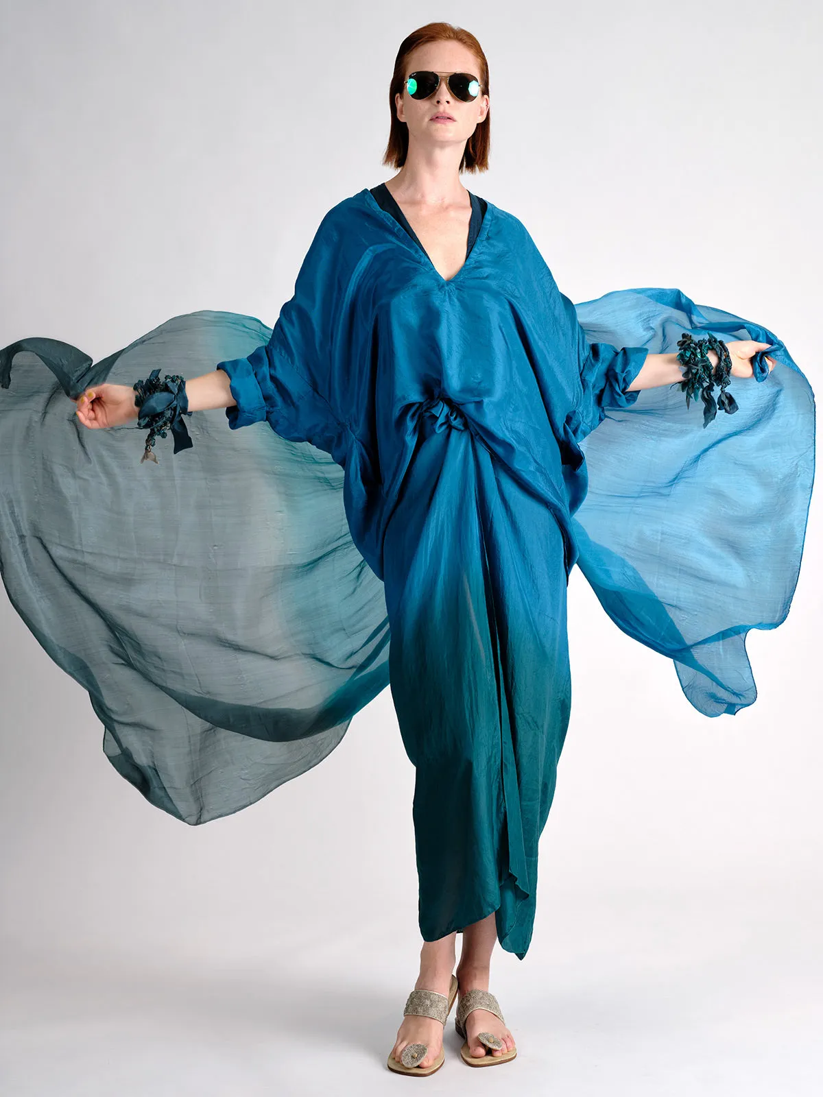 Dip Dye Light Weight Silk Scarf