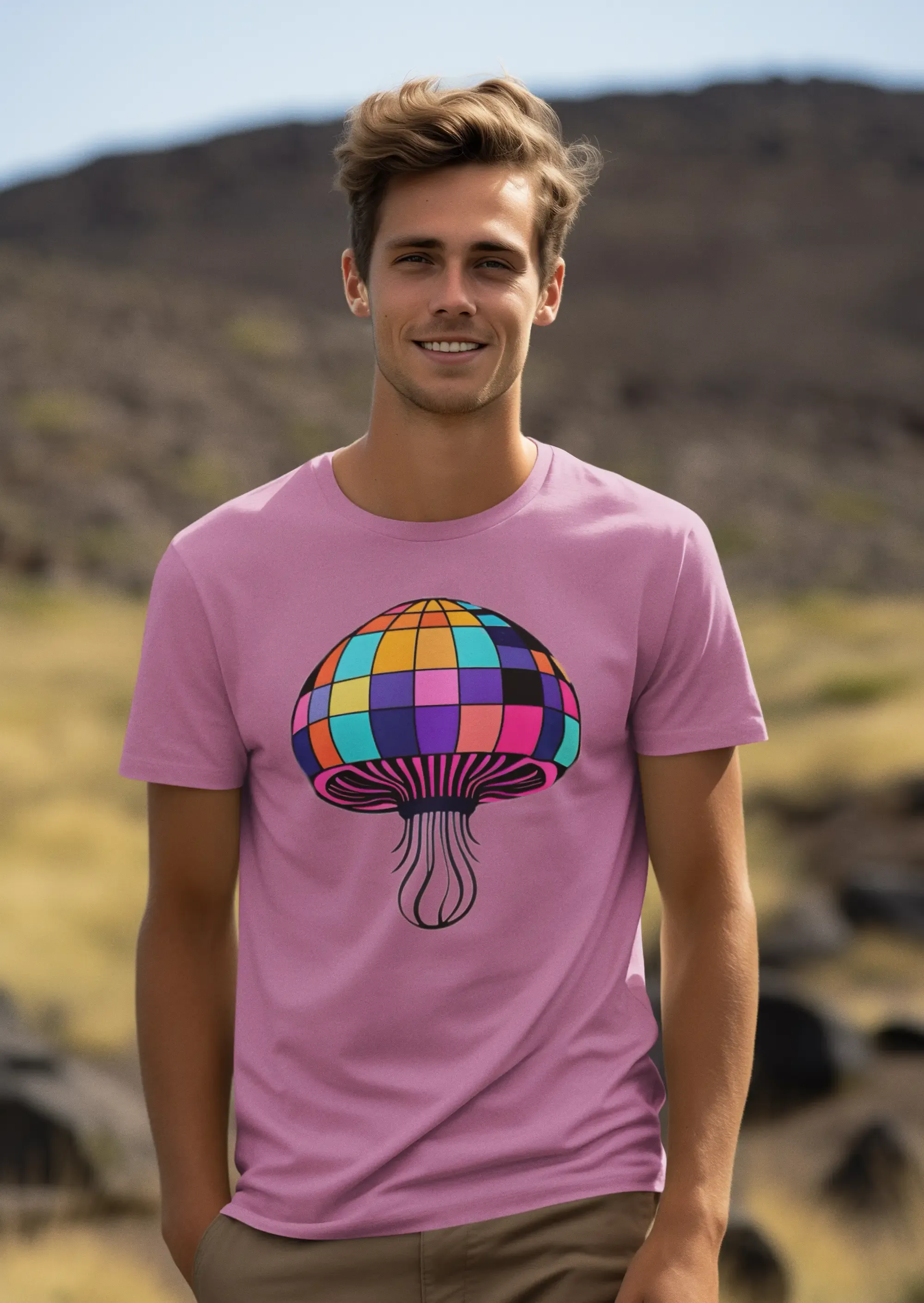 Disco Jelly Fish Short Sleeve Staple T-Shirt