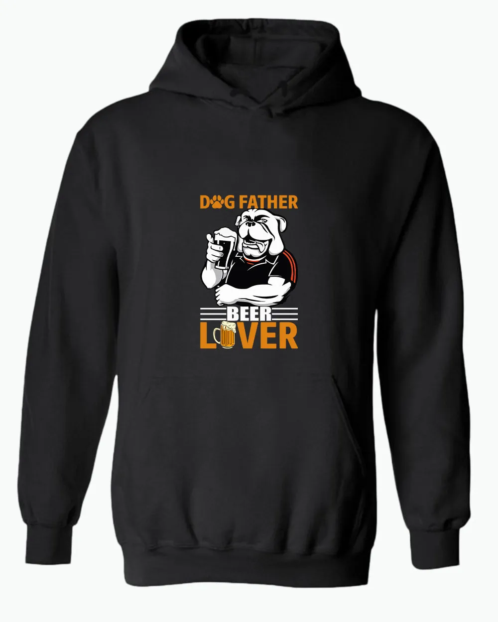 Dog father beer lover hoodie, daddy hoodie papa hoodies