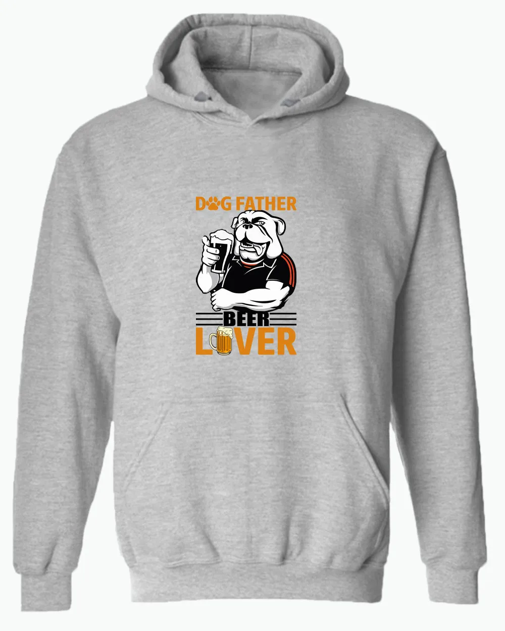Dog father beer lover hoodie, daddy hoodie papa hoodies