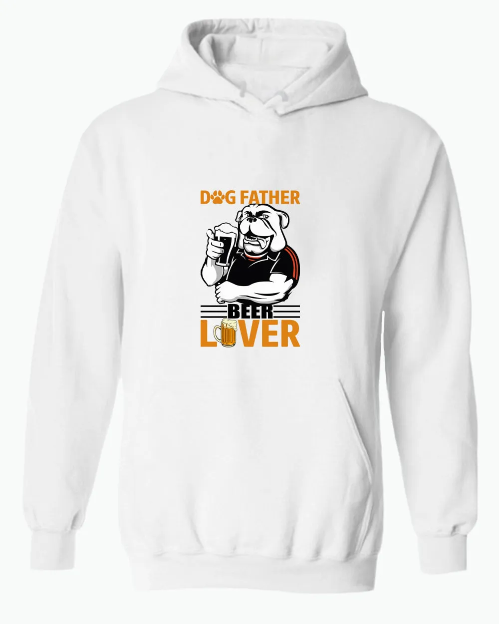 Dog father beer lover hoodie, daddy hoodie papa hoodies