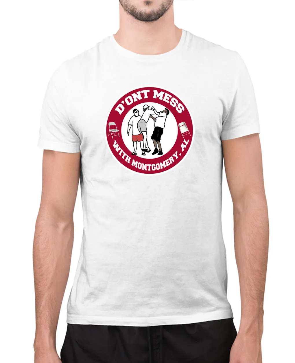 Don't Mess with Alabama Montgomery T-shirt, White Folding Chair, River Boat Brawl T-shirt, Alabama Fight T-shirt
