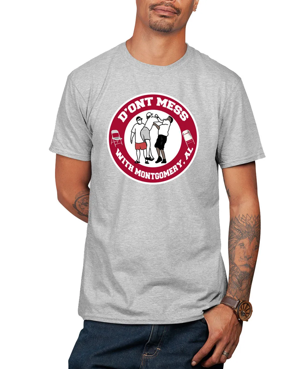 Don't Mess with Alabama Montgomery T-shirt, White Folding Chair, River Boat Brawl T-shirt, Alabama Fight T-shirt