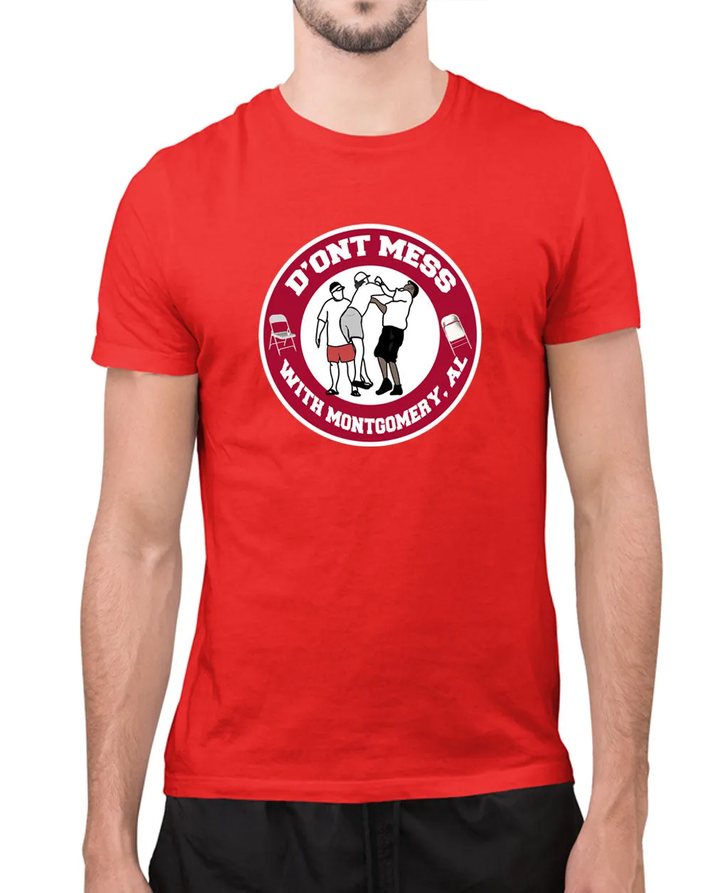 Don't Mess with Alabama Montgomery T-shirt, White Folding Chair, River Boat Brawl T-shirt, Alabama Fight T-shirt
