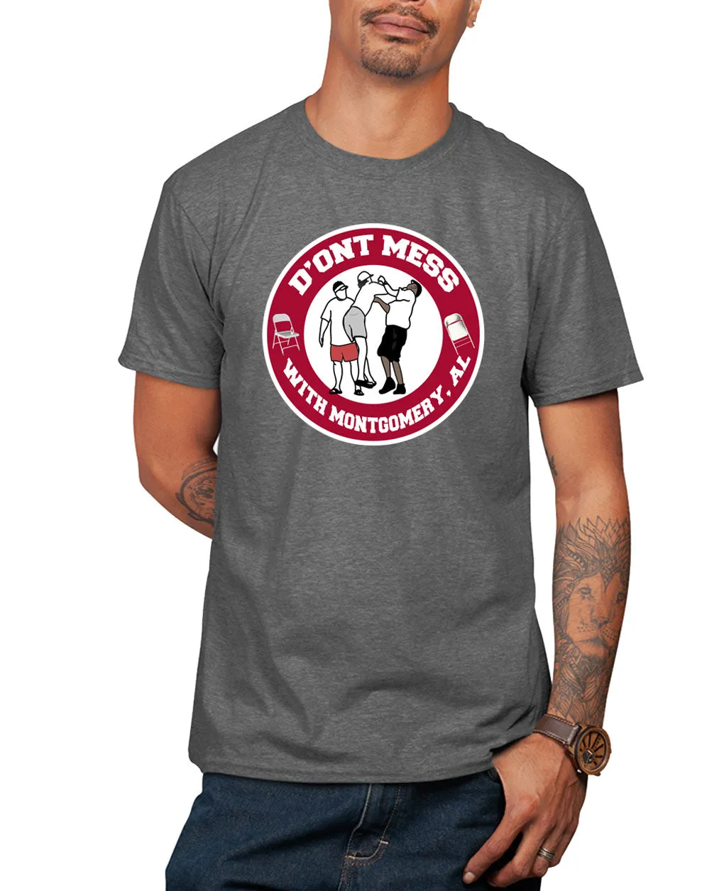 Don't Mess with Alabama Montgomery T-shirt, White Folding Chair, River Boat Brawl T-shirt, Alabama Fight T-shirt