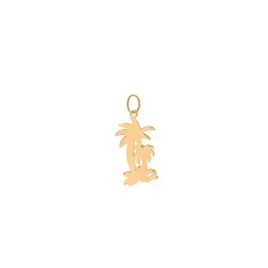 Double Palm Tree Charm
