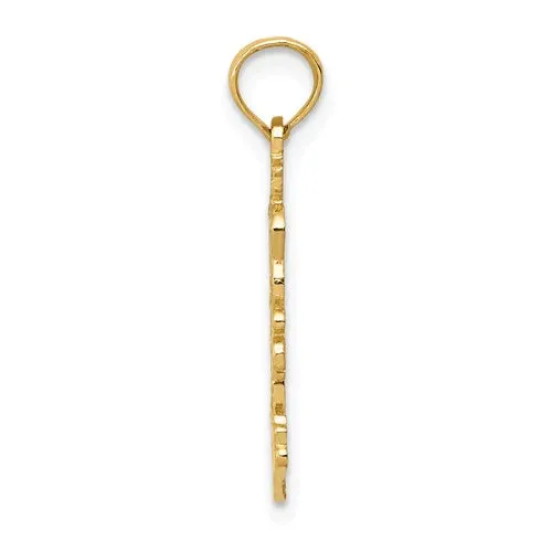 Double Palm Trees Pendant (14K)