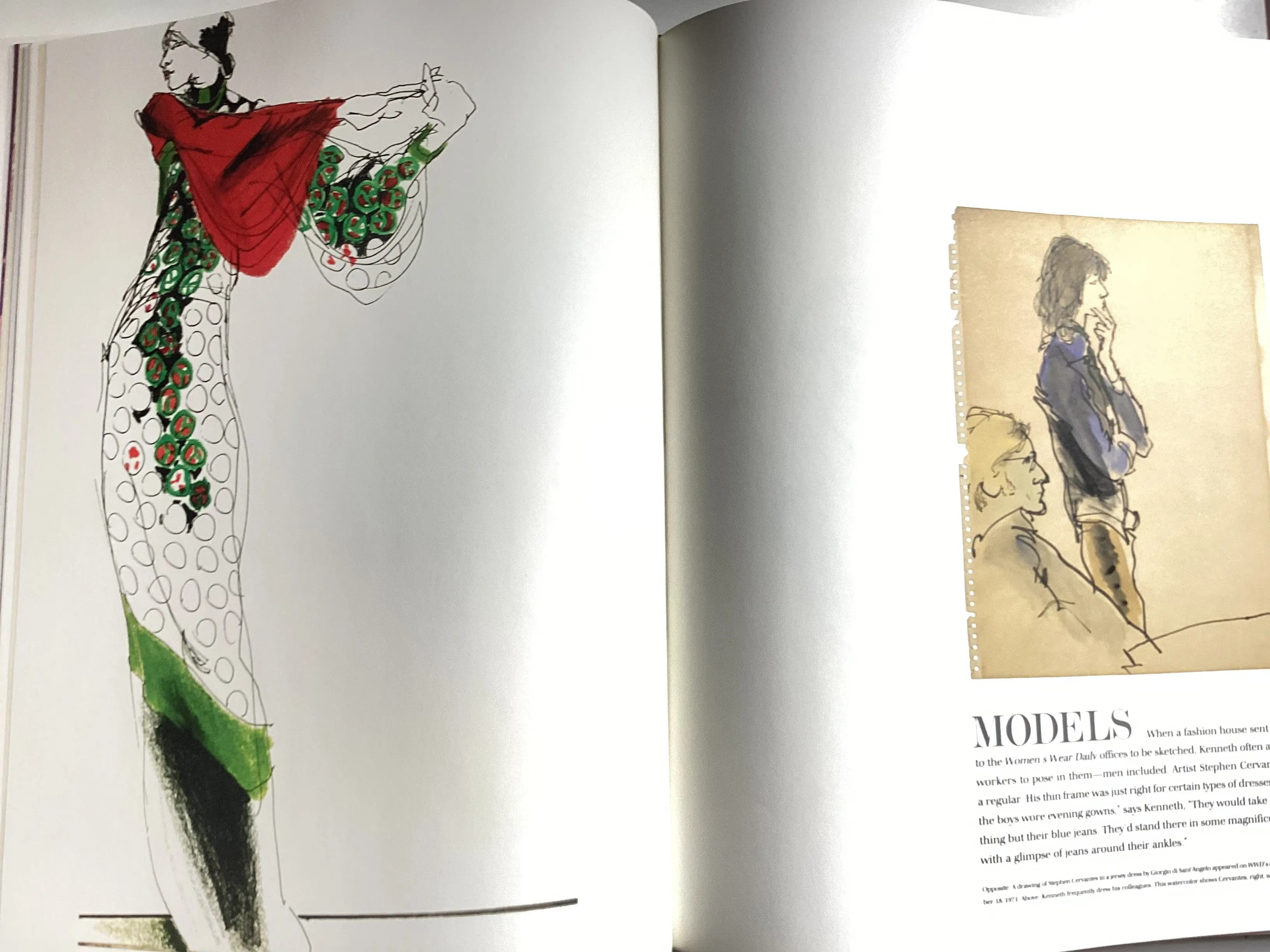 Drawing Fashion : The Art of Kenneth Paul Block /deluxe edition