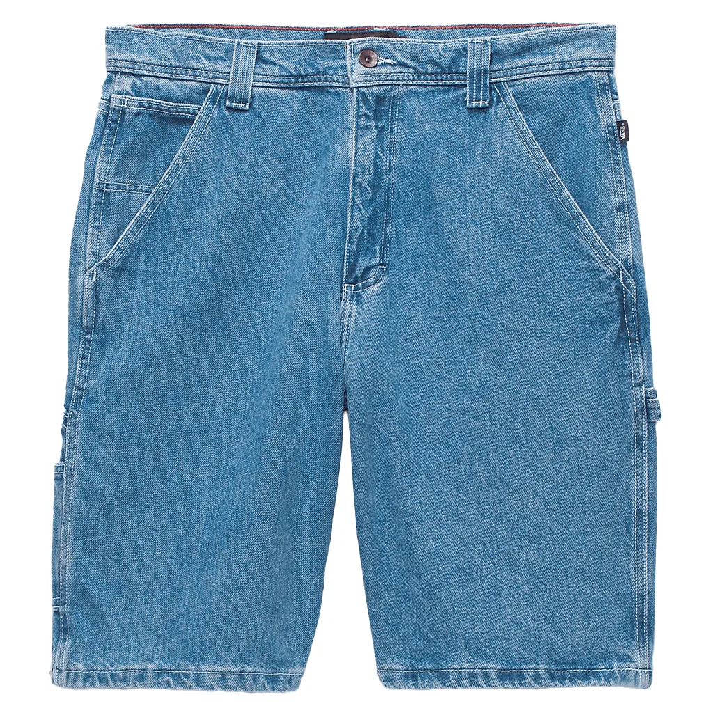 Drill chore loose carpenter denim shorts - Stone wash