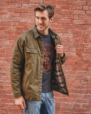 DUNN FLANNEL-LINED STRETCH JACKET