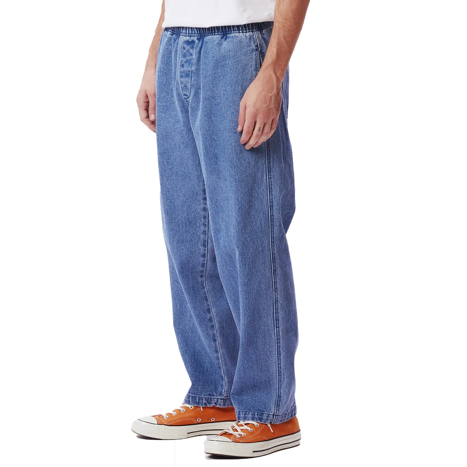 EASY DENIM PANTS Light Indigo
